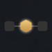 Abstract illustration showing three AI shapes with the centre gold shape standing distinct from two grey ones